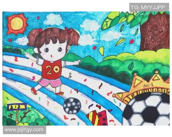 可爱卡通风格足球明星到场瞬间的精彩瞬间展示